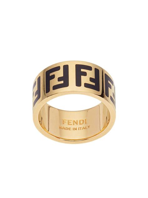 fendi gold ring womens